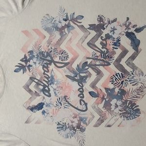 Sonoma XL Tan Printed T Shirt